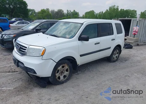 2014 Honda Pilot Lx from USA, damaged, VIN 5FNYF4H27EB025811